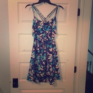 High-Low Floral Dress